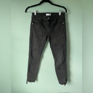 Women’s Loft Black Jeans with tie detail